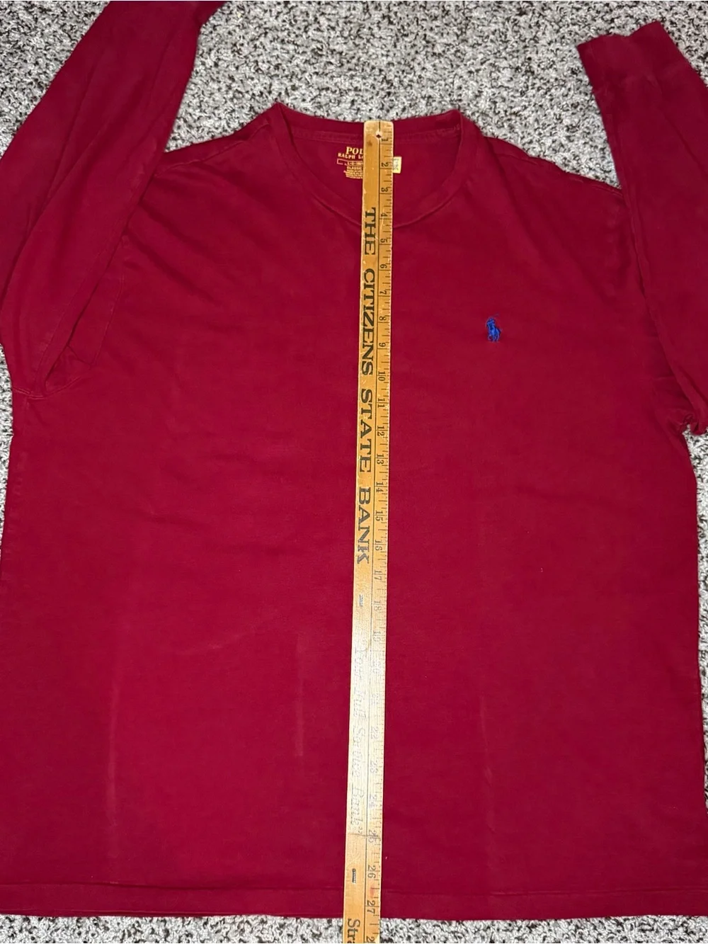 Polo Ralph Lauren Classic Fit Long Sleeve T-Shirt Men’s L Pony Logo Preppy Work